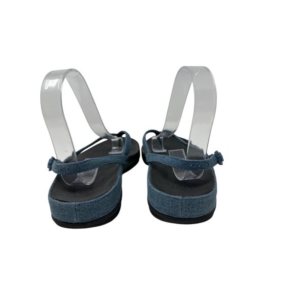 Fit Flop Womens The Skinny Adjustable Denim Strap Sandals Size 7 - Picture 3 of 11